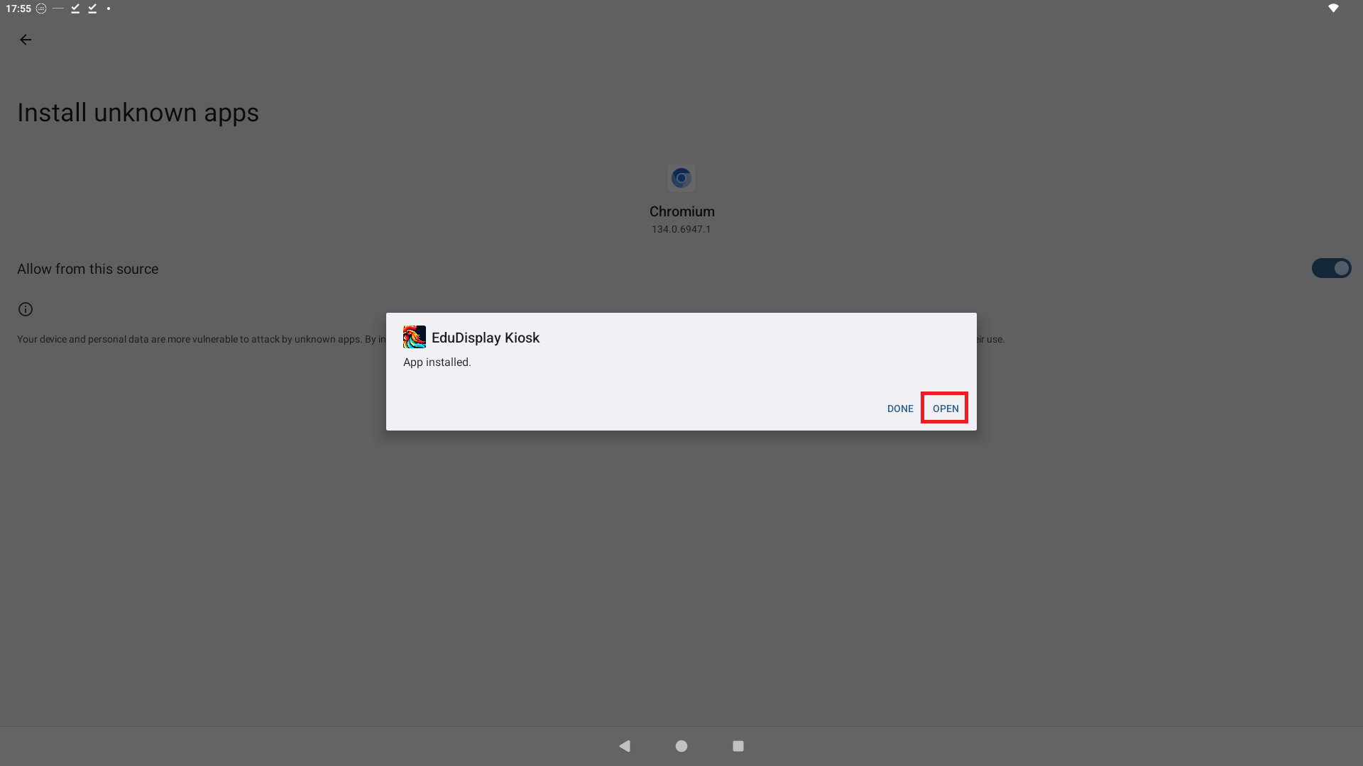 Installatie stap 23 screenshot
