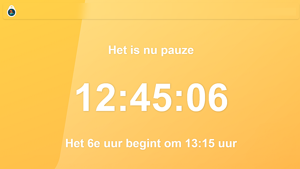 Digitale klok met roosterkoppeling